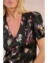 Longue robe satinée