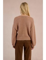 Button-down knit cardigan