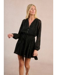 Robe courte, boutonnée