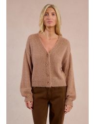 Button-down knit cardigan
