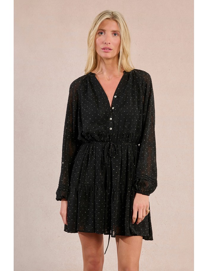 Robe courte, boutonnée