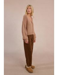 Cardigan boutonné en maille