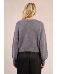 Cardigan boutonné en maille