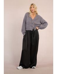 Button-down knit cardigan