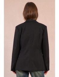 Blazer court et croisé