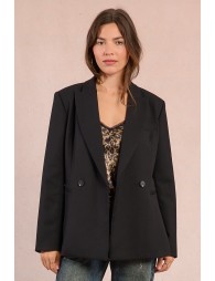 Blazer court et croisé