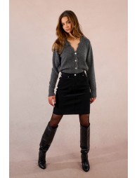 Corduroy pencil skirt