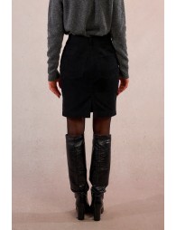 Corduroy pencil skirt