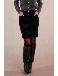 Corduroy pencil skirt