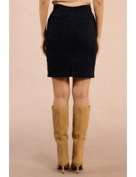 Corduroy pencil skirt