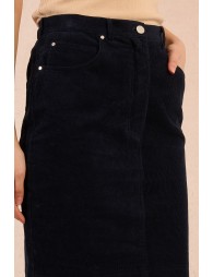 Corduroy pencil skirt