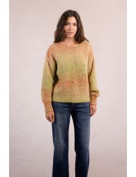 Gradient knitted sweater