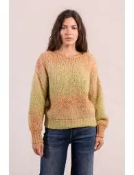 Pull dégradé en maille