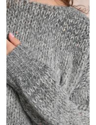 Gradient knitted sweater