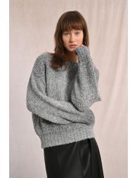 Gradient knitted sweater