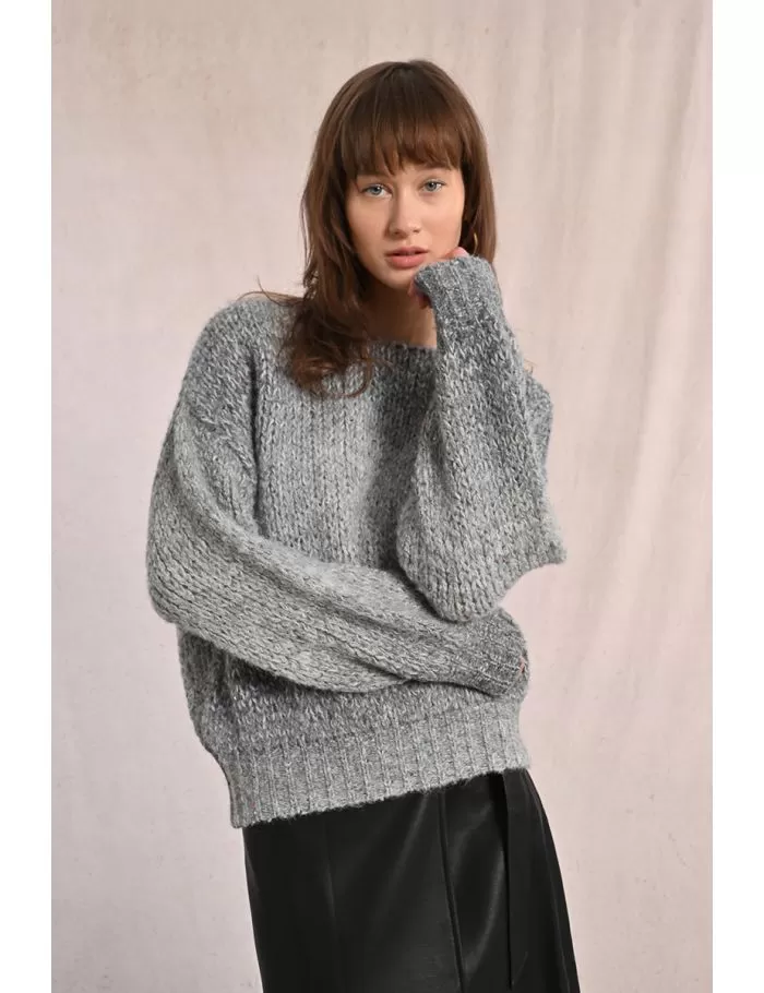 Pull dégradé en maille