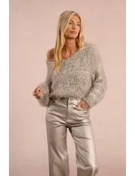Pull en maille texturée