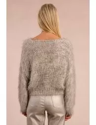Pull en maille texturée