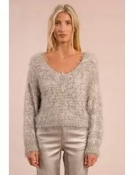Pull en maille texturée