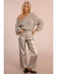 Pull en maille texturée