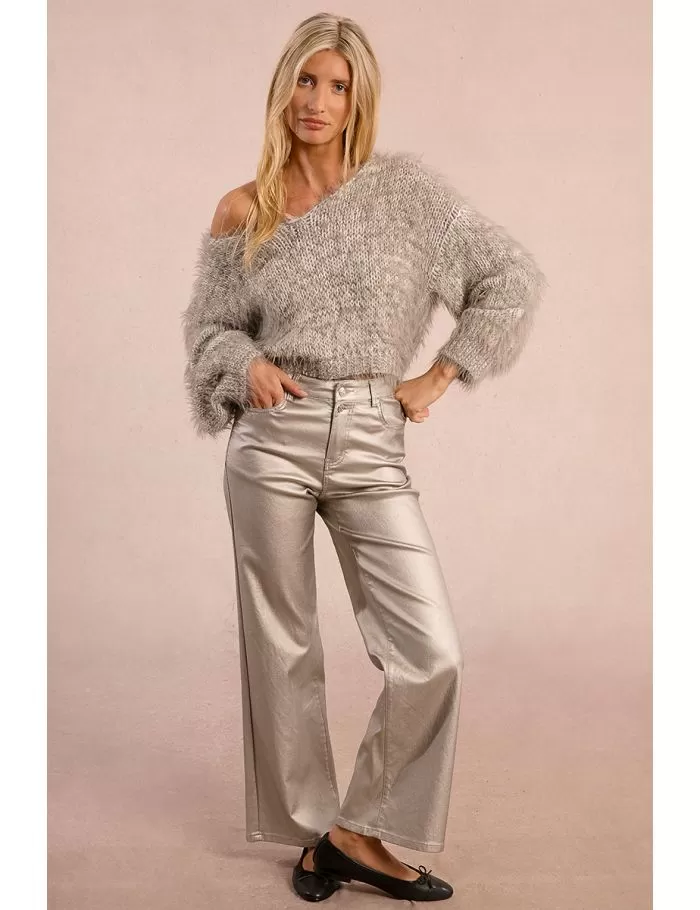 Pull en maille texturée