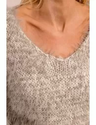 Pull en maille texturée