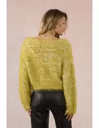 Pull en maille texturée