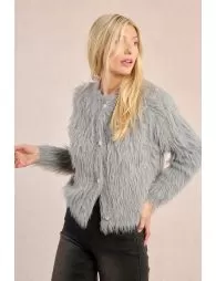 Gilet texturé