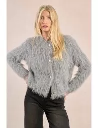 Gilet texturé