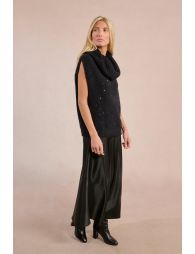 Pull sans manches, parsemé de sequins