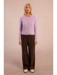Fitted cardigan, fancy buttons