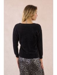 Pull en maille texturée
