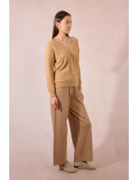 Textured knit sweater