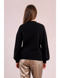 Pull type sweat perlé