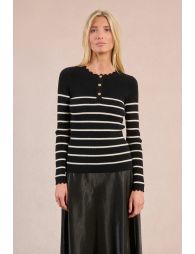 Pull marinière, ajusté