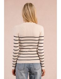 Pull marinière, ajusté