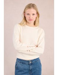 Sweatshirt sweater with fancy bows