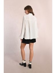 Chemise fluide à fronces