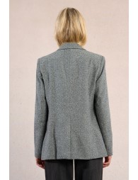 Blazer droit à strass