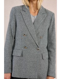 Blazer droit à strass