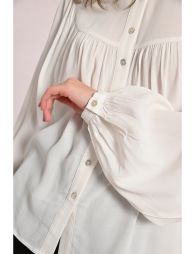 Chemise fluide à fronces