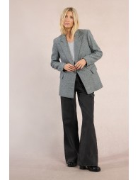 Blazer droit à strass