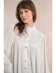 Chemise fluide à fronces