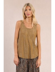 Metallic tank top