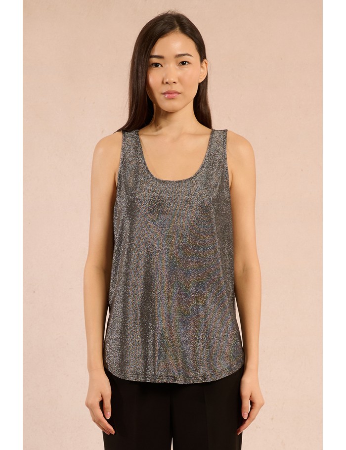Metallic tank top
