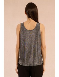 Metallic tank top