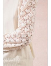Pull en maille, manches fantaisies