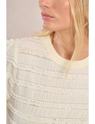 Ruffled waffle top