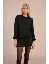 Ruffled waffle top
