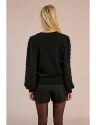 Ruffled waffle top